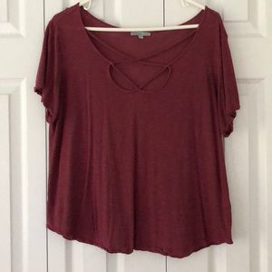 Maroon Blouse